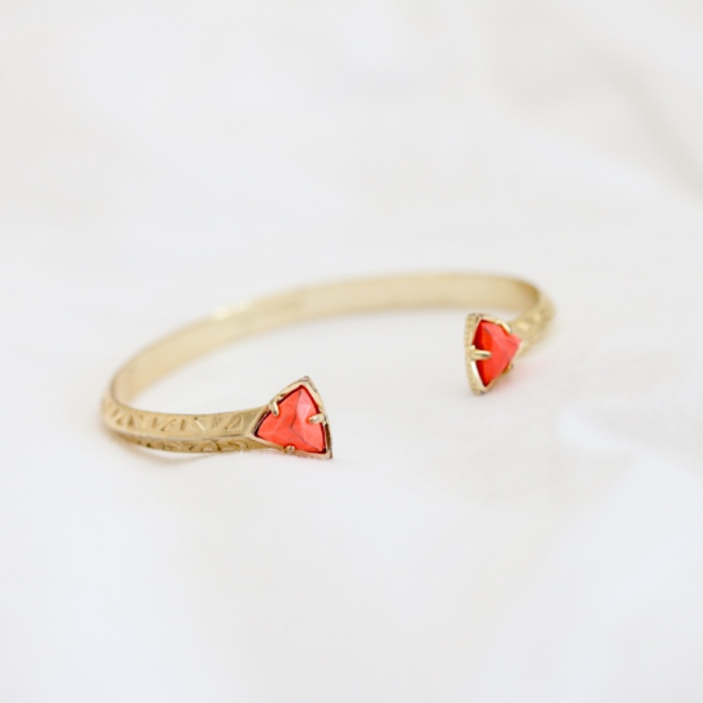 Kendra Scott Grady Bangle in Coral Magnesite